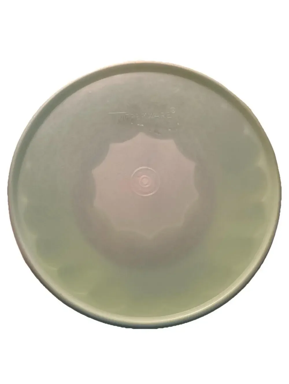 Vintage Tupperware Jello Mold Green Ring Dessert Bowl Lid Insert Clean